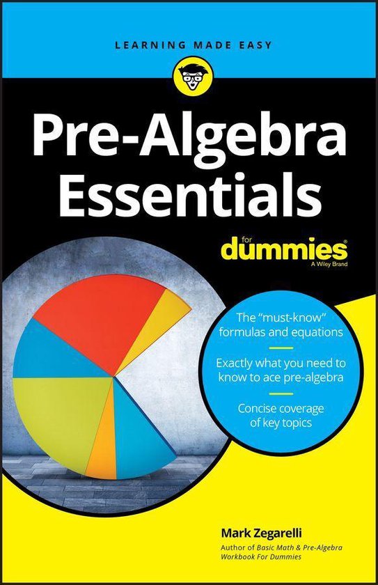 Pre-Algebra Essentials For Dummies - cover