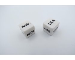 Voorspel erotische seks dobbelstenen | Sex Dice - Wit