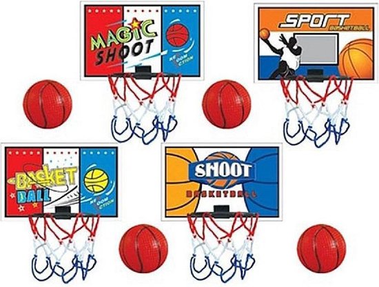 Mini Basketbalnet + Bal Assorti | bol.com