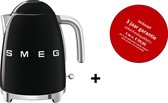 Smeg KLF03BLEU MkIII - waterkoker - Zwart - met drie jaar garantie!