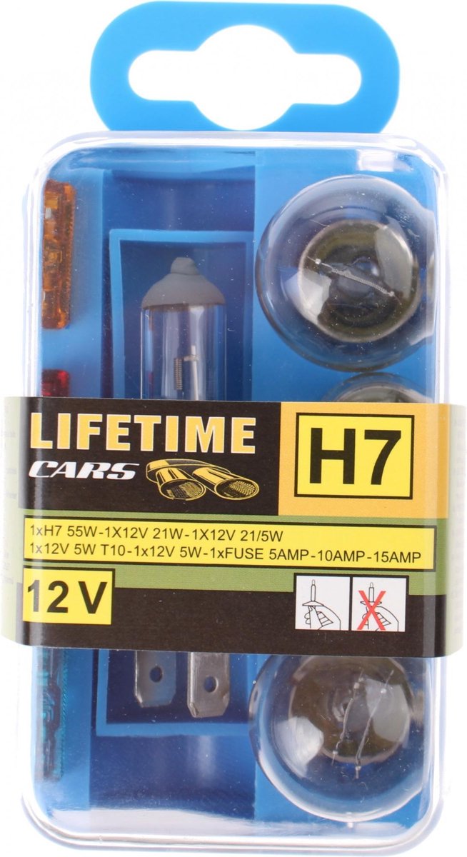 Lifetime UNIVERSAL KFZ LAMPENSET 12V H7