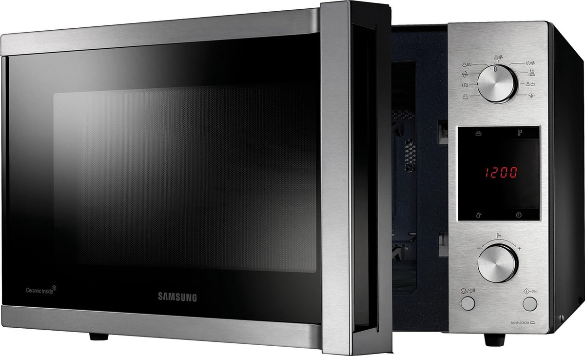 Samsung MC455TERCSR - Micro-ondes combiné - acier inoxydable | bol