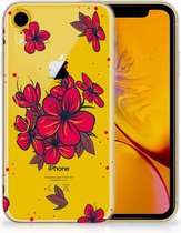 Geschikt voor iPhone Xr TPU-siliconen Hoesje Design Blossom Red