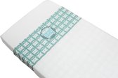 Taftan - Ledikantlakentje - Busje - 120 x 150 cm - Grijs blauw