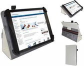 Fold up hoesje voor Cherry Mobility Quad Tablet 7 M743 , Kleur Wit , merk i12Cover