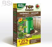 BSI - Top Compost - Versnelt en verbetert composteerproces + geurneutralisator - 100 % Biologisch afbreekbaar - 2 zakjes van 1 kg