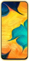 Color TPU Hoes voor Samsung Galaxy A30 Geel