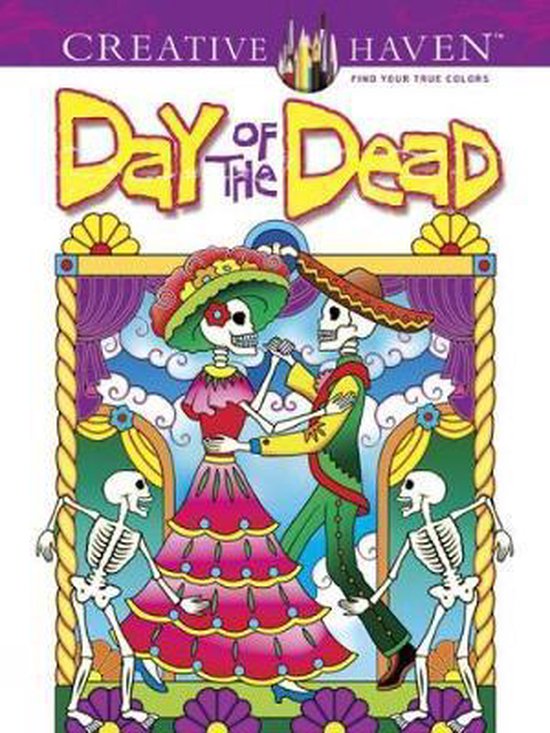 Creative Haven Day Of The Dead Coloring - cover