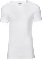 Slater 5600 - Bodyfit T-shirt V-hals korte mouw wit XL 100% katoen 1x1 rib