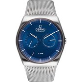 Obaku Denmark V176GM CLMC Horloge - Staal - Zilverkleurig - 39 mm