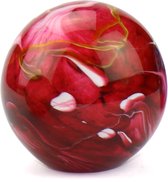 Glasobject Elan Marble mini urn glas Red 100 ml