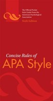 Concise Rules Of Apa Style 6th