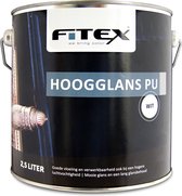 Fitex-Hoogglans PU-Ral 9002 Grijswit 2,5 liter