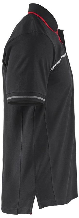 Blåkläder 3389-1050 Piqué (3327) sans broderie Zwart/ Rouge taille XXXL