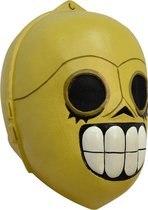Partychimp Día de los Muertos Robot Volledig Hoofd Masker Halloween voor bij Halloween Kostuum Volwassenen Carnaval - Latex - One size