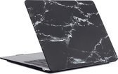 Hardcover Case Cover Geschikt Voor Apple Macbook Pro 13 13.3 Inch 2016/2017/2018/2019 Hard Shell Hoes - Notebook Sleeve Skin Protector -  Marble Zwart