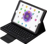 Shop4 - iPad 9.7 (2018) Toetsenbord Hoes - Bluetooth Keyboard Cover Lychee Zwart