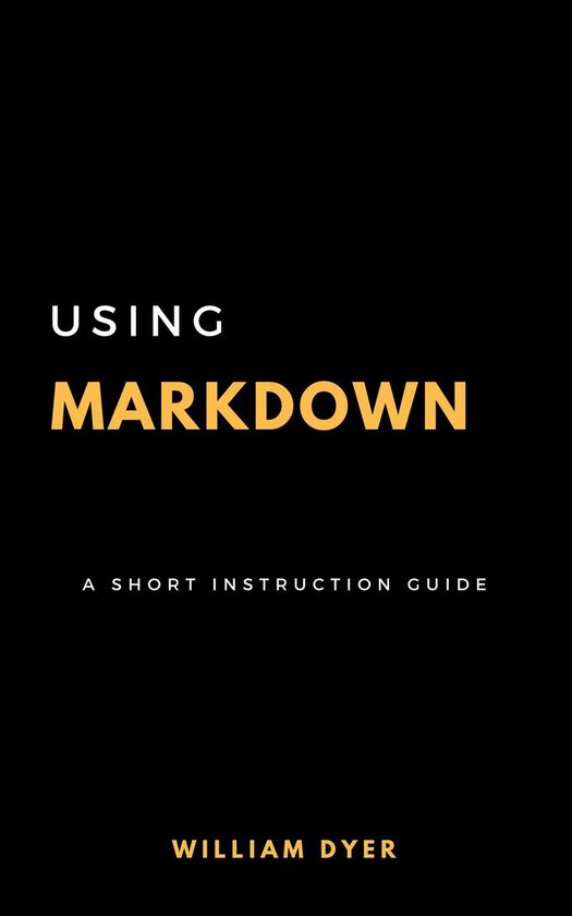 Using Markdown - cover
