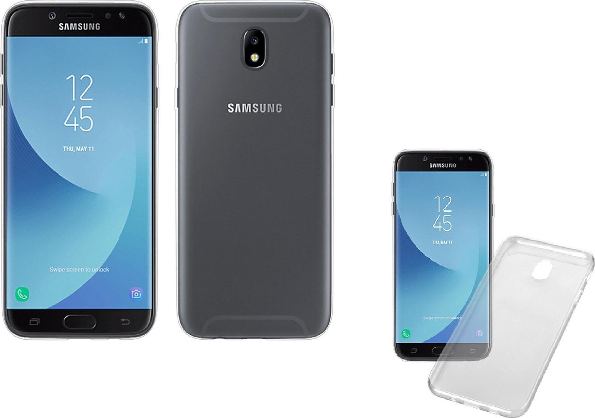 Pearlycase Transparant Siliconen TPU hoesje voor Samsung Galaxy J5 2017