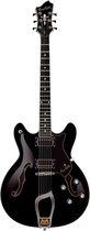 Elektrische gitaar Hagstrom Viking Black Gloss