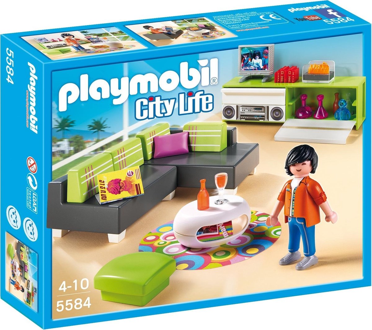 Playmobil City Life Modern Living Room | bol.com
