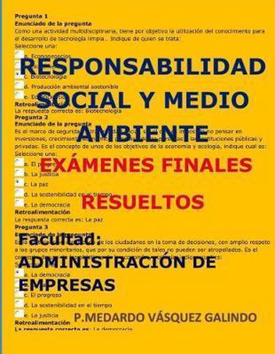 Responsabilidad Social Y Medio Ambiente-Exámenes Finales Re ... - cover