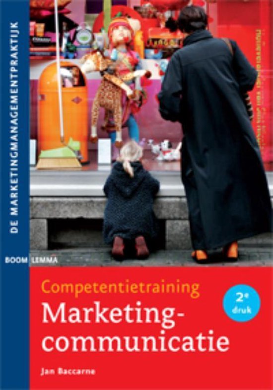 Cover van het boek 'Marketingcommunicatie' van Jan Baccarne