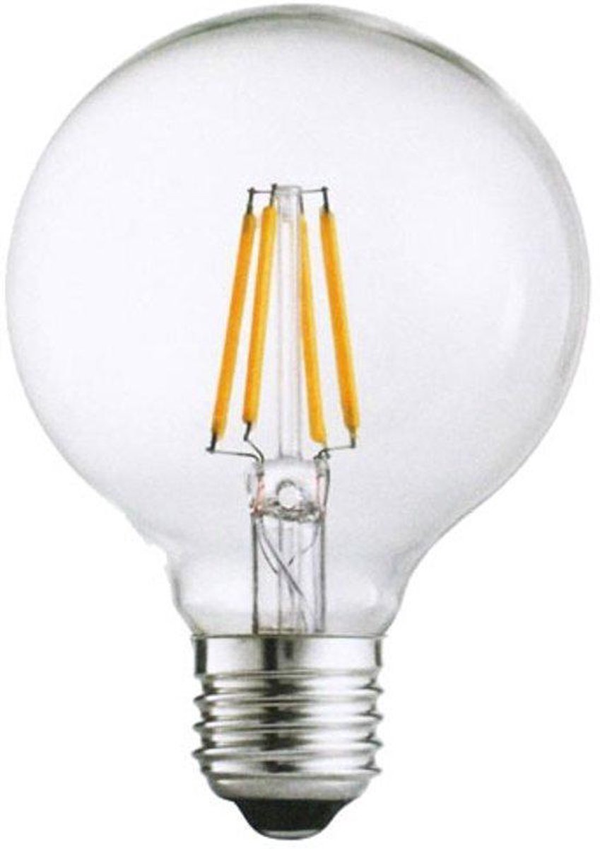 Betekenisvol renderen uitvinding LED Filament E27 - 6 Watt - Dimbaar - 600 lumen - G125 | bol.com