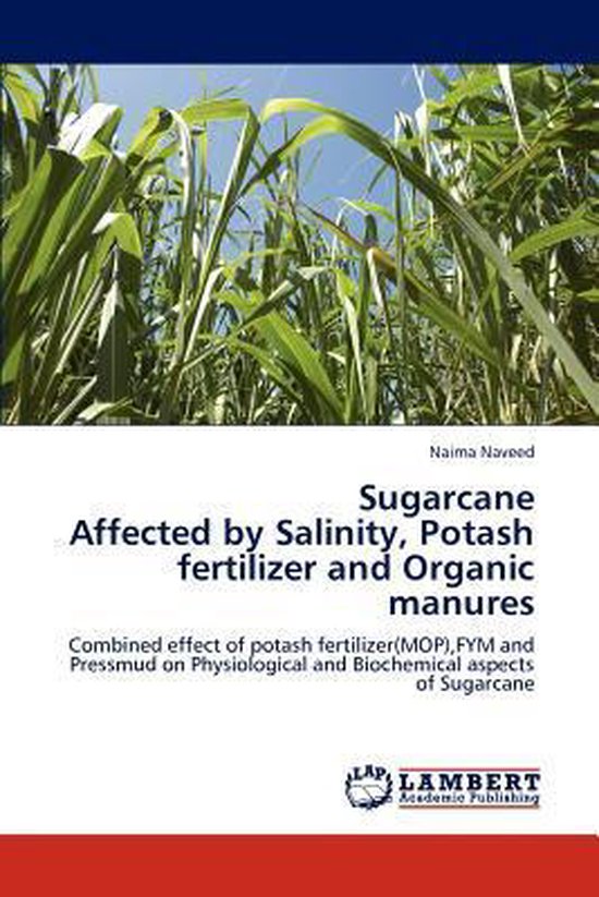 Sugarcane  Affected by Salinity, Potash fertilizer and Organic manures