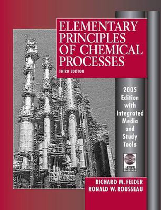 Elementary Principles of Chemical Processes - cover