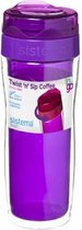 Sistema To Go Twist 'n Sip Coffee - isoleerbeker 490 ml - paars