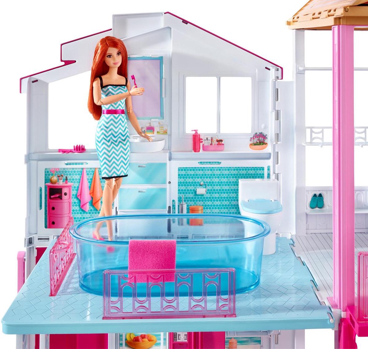 BARBIE MALIBU HUIS MET 3 VERDIEPINGEN — afbeelding 14