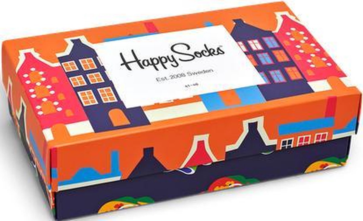 Ass partner personeel Happy Socks - Dutch edition Giftbox - Sokken - Maat 41-46 | bol.com