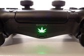 Wiet - Weed - Ganja – lightbar sticker voor PlayStation 4  – PS4 controller LED light bar skin – 1 stuks