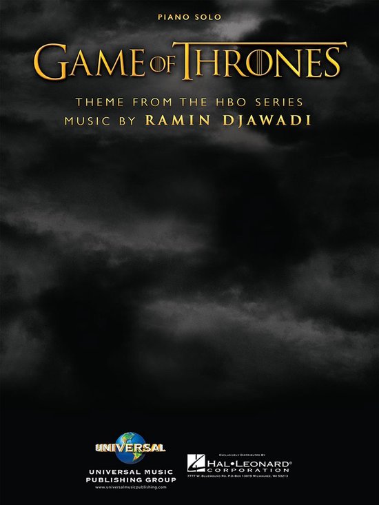 Game of Thrones Sheet Music - cover