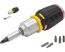 STANLEY FatMax Ratelschroevendraaier Stubby 6 bits - FMHT0-62688