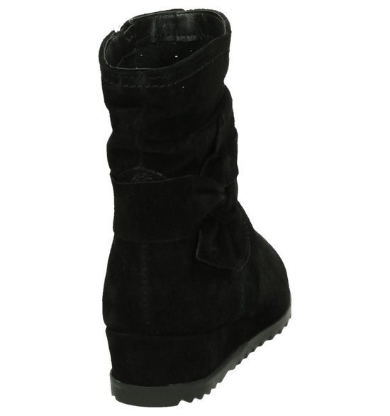 Een trouwe aangenaam Melbourne Tamaris - 1/25006/29 - Korte laarzen op sleehak - Dames - Maat 43 - Zwart -  001 -Black | bol.com