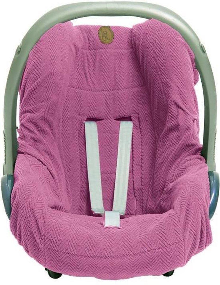 Lodger Baby autostoelhoes twee zijden katoen of fleece cover - Roze |  bol.com