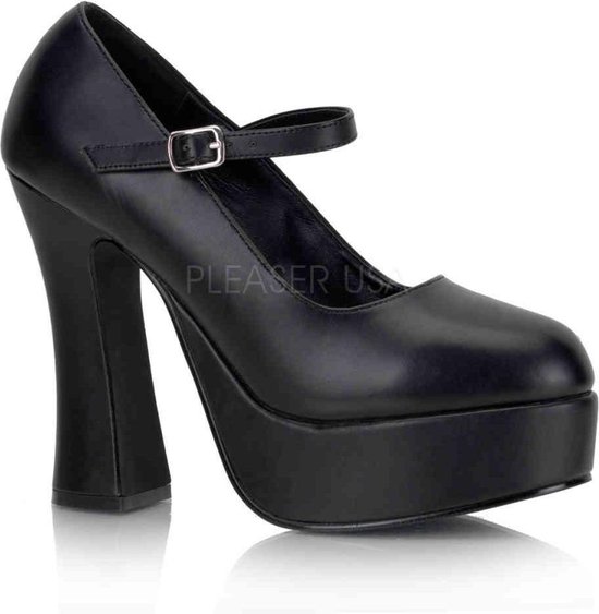 Demonia Hoge hakken Shoes- DOLLY-50 US Zwart