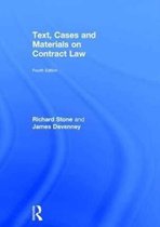 Text, Cases and Materials on Contract Law