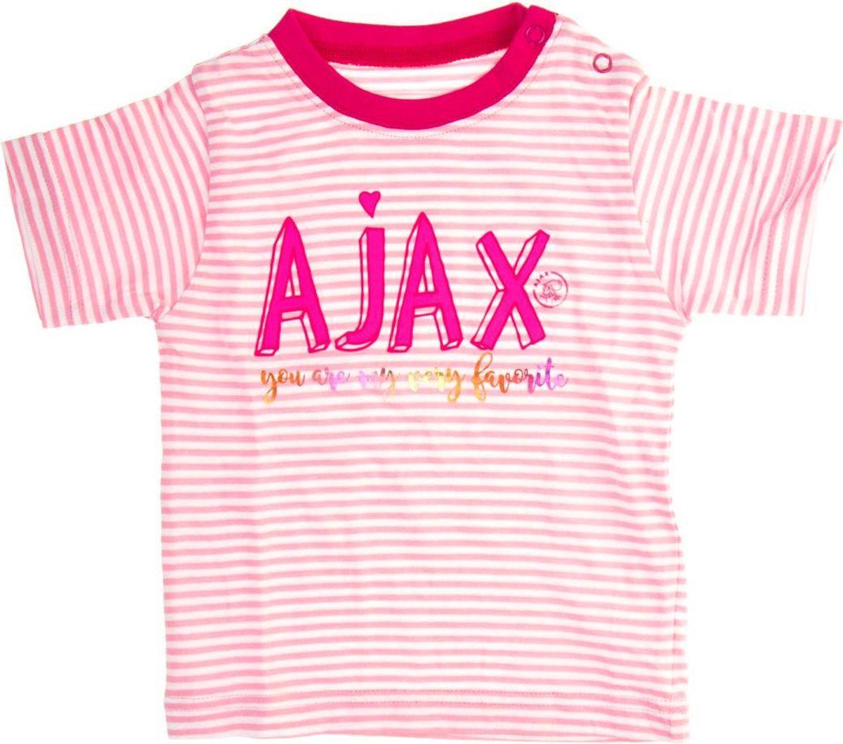 auteur Portier beetje Ajax-baby t-shirt roze favorite | bol.com