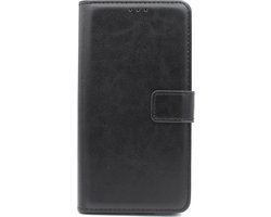 HB Hoesje Geschikt voor Sony Xperia XA1 Plus - Portemonnee Book Case - Kaarthouder & Magneetlipje - Zwart