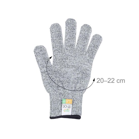 Snijwerende handshoenen – Snijbestendige handschoen - Oesterhandschoen – Slagershandschoen – Werkhandschoenen – Tuinhandschoenen - Nylon Klasse 5 EN388 – Maat M