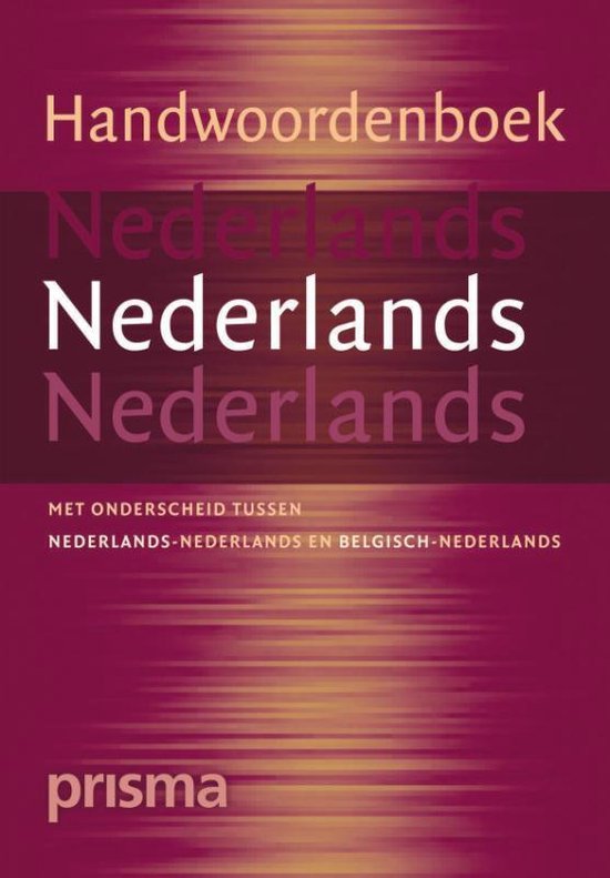 Cover van het boek 'Prisma handwoordenboek Nederlands'