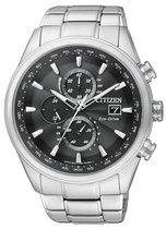 Citizen Eco-Drive Funk Chrono AT8011-55E - Horloge - Staal - Zilverkleurig - 43 mm