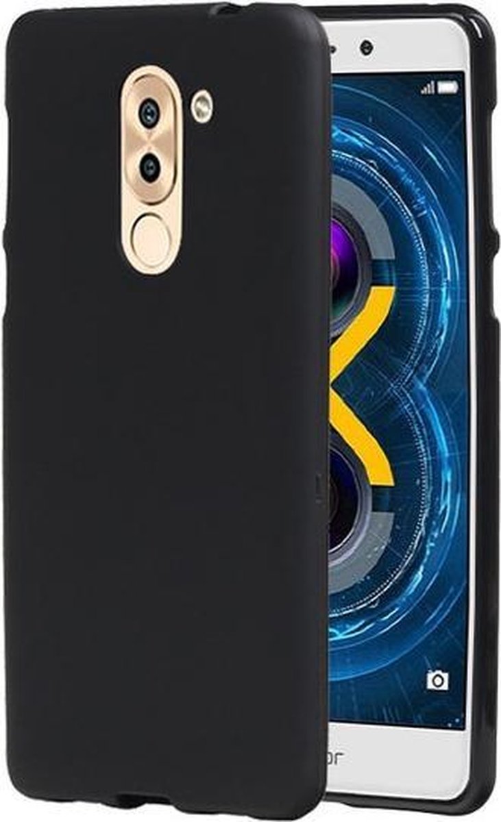 Huawei Honor 6X 2016 TPU back case hoesje Zwart