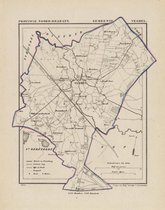 Historische kaart, plattegrond van gemeente Veghel in Noord Brabant uit 1867 door Kuyper van Kaartcadeau.com