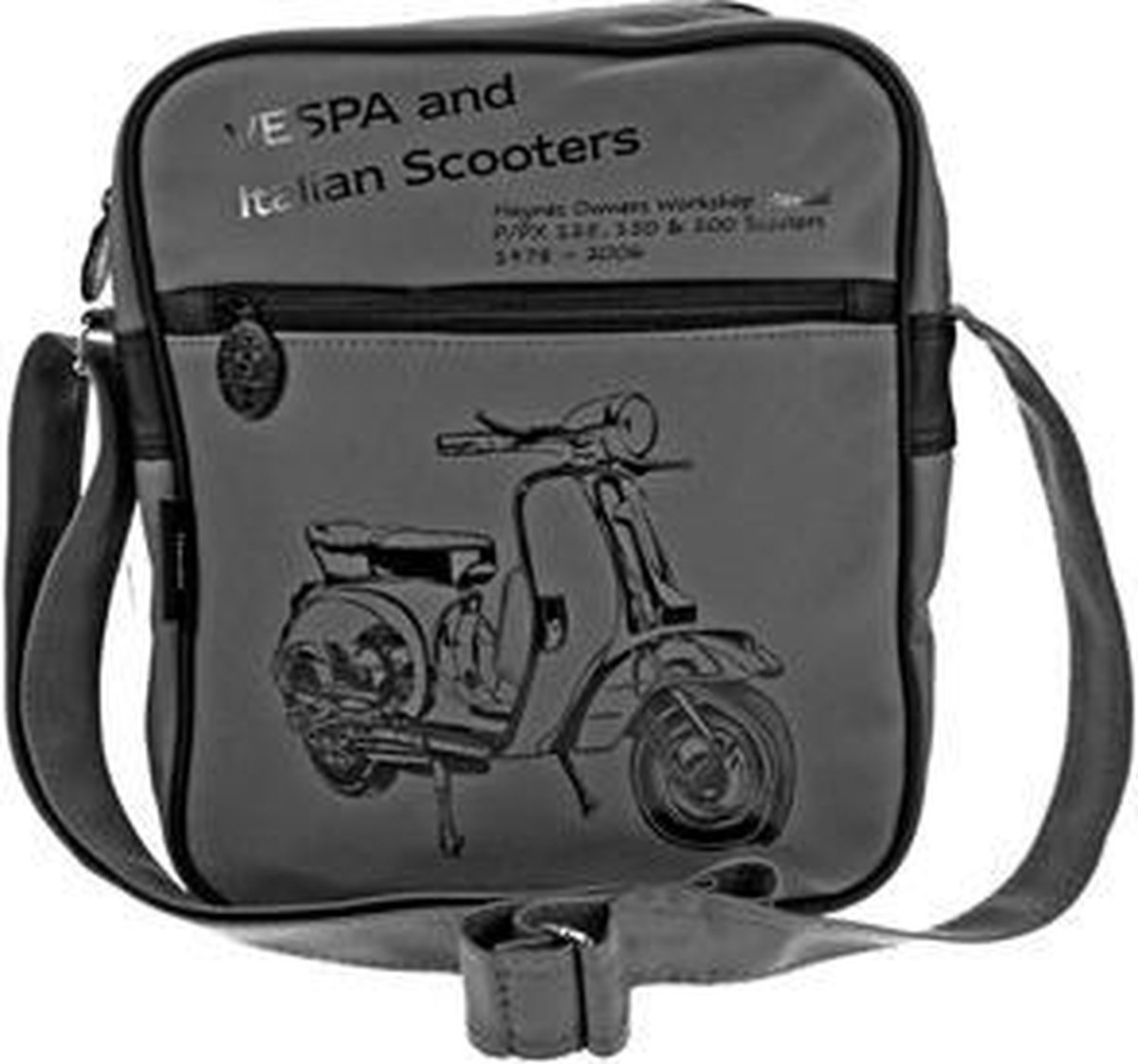 Italian Scooters Vespa sac à bandoulière gris | bol.com