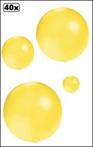 40x Mega Ballon 60 cm geel