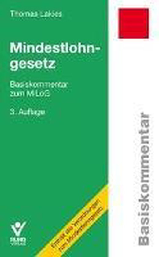 Mindestlohngesetz - cover